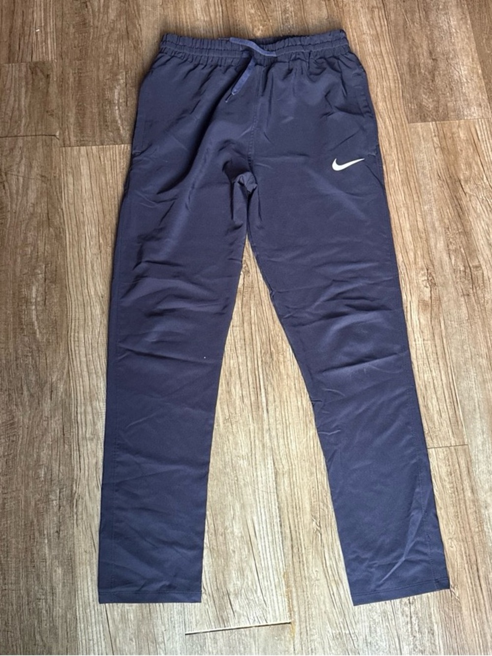 Nike Navy blue Track Pants with White Swoosh